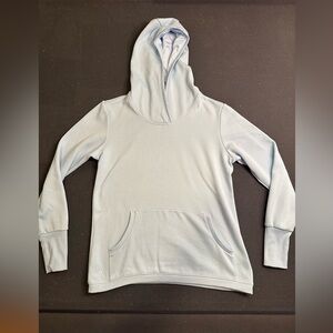 Light Blue Hoodie with Front Pocket